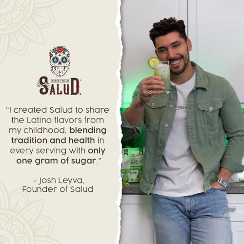 Salud 2-in-1 Hydration Packets + Immunity Electrolytes Powder, Horchata - Agua Fresca Drink Mix, Elderberry, Dairy & Soy Free, Non-GMO, Gluten Free, Vegan, Low Calorie, 1g Sugar (15 Servings) - Image 6